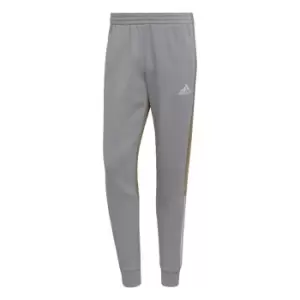 Image of adidas Essentials Colorblock Fleece Joggers Mens - Mgh Solid Grey / Orbit Green