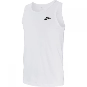 Image of Nike Sportswear Mens Tank - White/Black