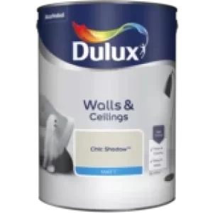 Image of Dulux Walls & Ceilings Perfectly Taupe Matt Emulsion Paint 5L
