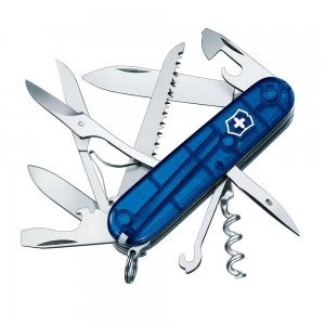 Image of Victorinox Huntsman Swiss Army Pocket Tool 1.3713.T2 - Jelly Blue
