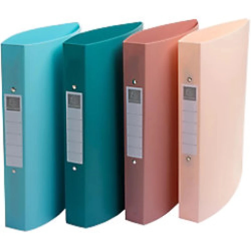 Image of Exacompta Skandi Semi Rigid Recycled Ring Binder 30mm A4 Assorted (4 Pack) 54470E