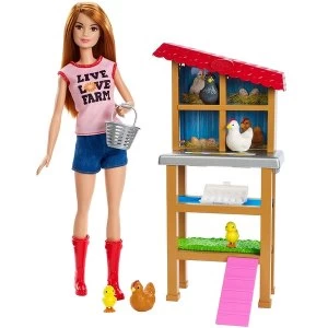 Image of Barbie You Can be Anything Chicken Farmer