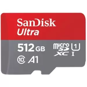 Image of SanDisk Ultra MicroSDXC Card 120MB/s Class 10 UHS-I - 512GB