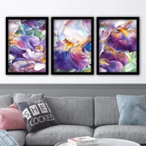 Image of 3SC145 Multicolor Decorative Framed Painting (3 Pieces)
