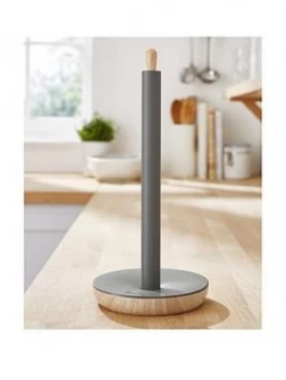 Image of Tower Scandi Kitchen Towel Pole - Grey