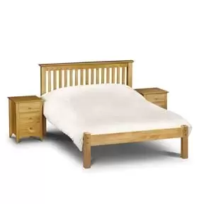 Image of Julian Bowen Barcelona Low Foot End Pine Bed 135cm
