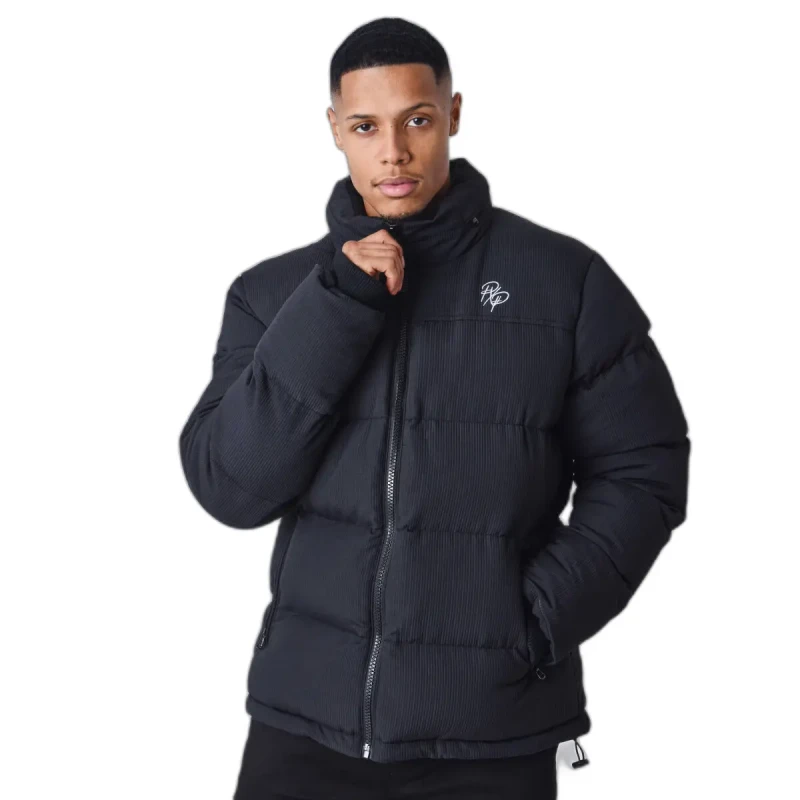 Image of Project X Paris Project X Paris Corduroy Puffer Noir Male S