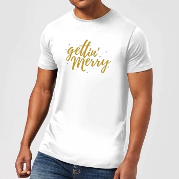 Image of Gettin' Merry T-Shirt - White - 3XL
