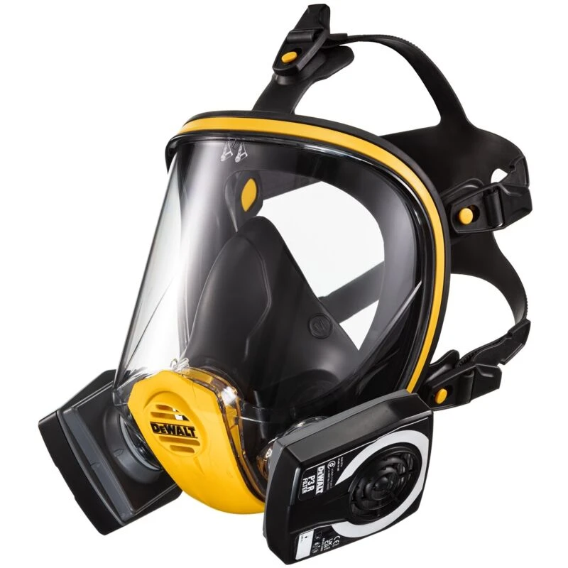 Image of DEWALT Respiration P3 Full Face Mask Respirator Size: M