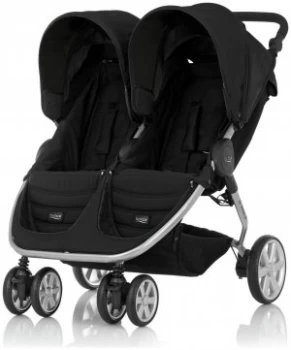 Image of Britax Romer B-AGILE DOUBLE 3 Pushchair - Cosmos Black