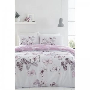 Image of Scatter Butterfly Reversible Duvet Set