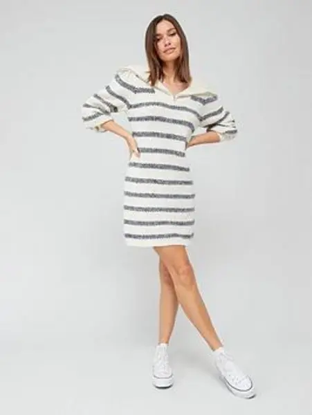 Image of Pieces Birch Jadine Knitted Dress