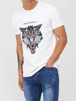 Image of Kings Will Dream Wolf T-Shirt - White