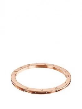 Image of Tommy Hilfiger Rose Gold Crystal Set Ladies Bangle