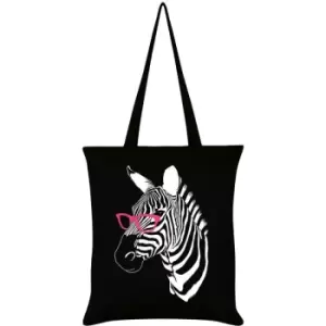 Image of Grindstore Clever Stripes Tote Bag (One Size) (Black) - Black