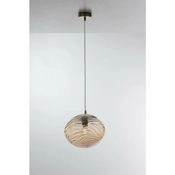 Image of Fan Europe Lighting - Fan Europe Luce_Ambiente_Design - Globe Glass Ceiling Pendant, Champagne, E27