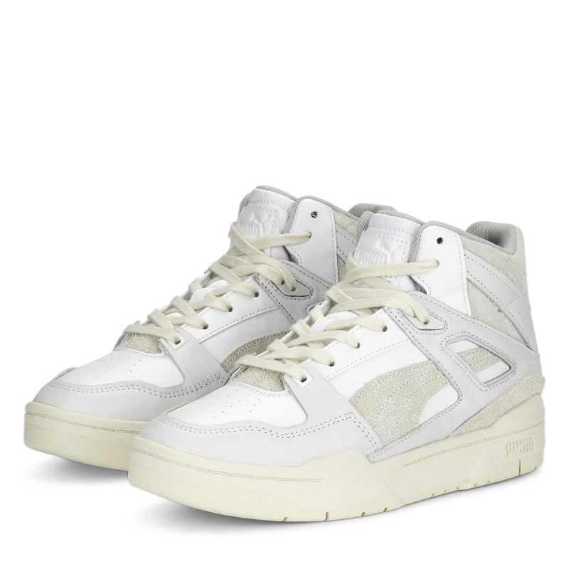 Image of Puma Hi Thrifted Wns - White White 3