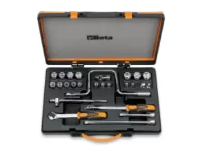 Image of Beta Tools 910A/C17 26pc 3/8" Sq Drive Hex Socket & Accessory Set 009100938