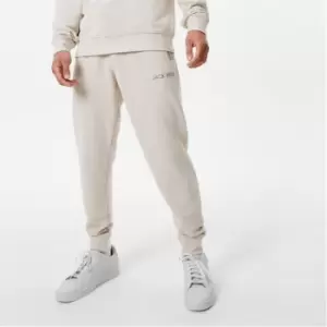 Image of Jack Wills Jacquard Logo Joggers - Beige