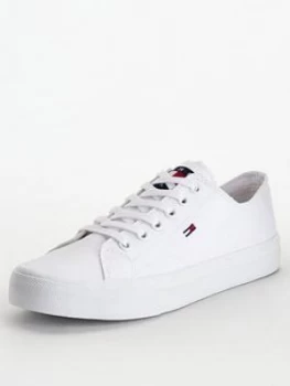 Image of Tommy Jeans Long Lace Up Trainers - White