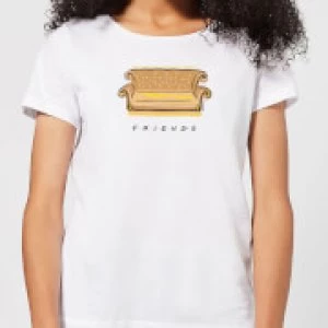 Image of Friends Couch Womens T-Shirt - White - M