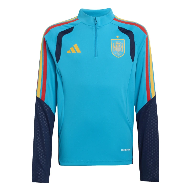 Image of adidas Spain World Cup Training Top 2026 Juniors Blue/White unisex 7-8 Years