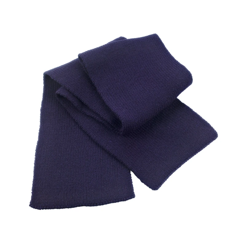 Image of Result Womens Classic Knitted Heavy Scarf in Navy Navy Female One Size