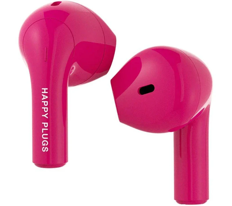 Image of HAPPY PLUGS Joy Wireless Bluetooth Earbuds - Cerise, Pink 7350116012927
