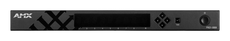 Image of AMX PR01-0808 AV matrix switcher Built-in display