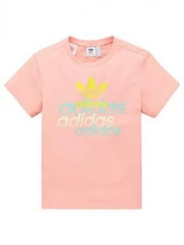 Image of Adidas Originals Graphic Tee - Pink