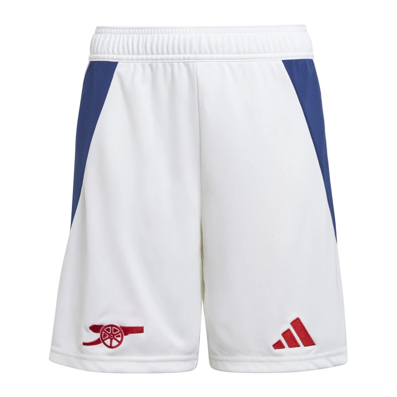 Image of adidas Arsenal Home Shorts 2024 2025 Juniors Domestic Replica Shorts 9-10 Years White 36248301195