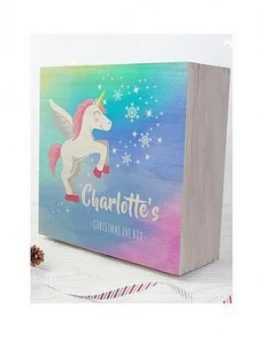 Image of Treat Republic Personalised Baby Unicorn Christmas Eve Box