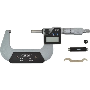 Image of Oxford - 50-75MM/2-3' IP65 Digital External Micrometer
