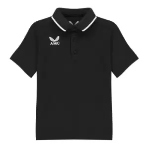 Image of Castore Short Sleeve Media Polo Shirt Junior Boys - Black