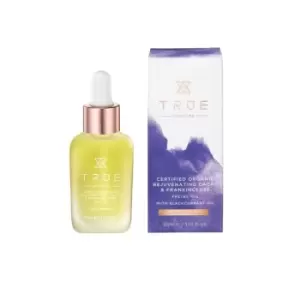 Image of True Skincare Certified Organic Rejuvenating Cacay & Frankincense Facial Oil