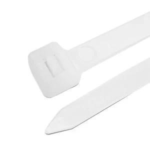 Image of BQ White Cable Ties L100mm Pack of 200