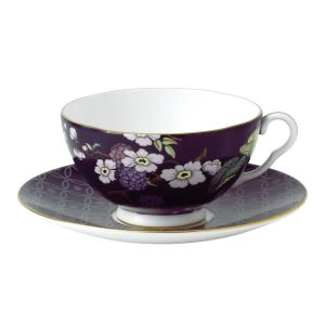 Image of Wedgwood Tea Garden Blackberry Apple 2 Piece Set Black