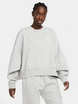Image of Nike Nsw Trend Sweatshirt - Dark Grey Heather