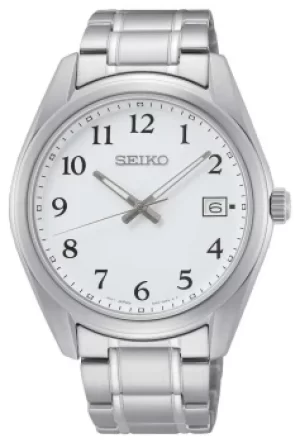 Image of Seiko White Dial 40.2mm Stainless Steel Bracelet Watch