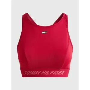 Image of Tommy Sport Intensity High Neck Core Bra - Pink