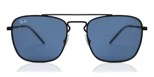 Image of Ray-Ban Square Sunglasses - Black/Blue, Women