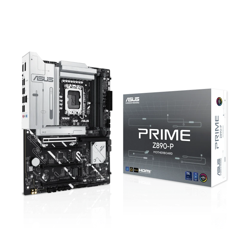 Image of ASUS PRIME Z890-P Intel DDR5 PCIE 5.0 LGA 1851 ATX Motherboard - 90MB1I50-M0EAY0