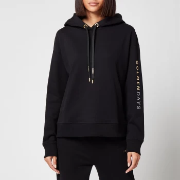 Image of Hugo Boss Eustice Gold Hoodie Black Size L Women