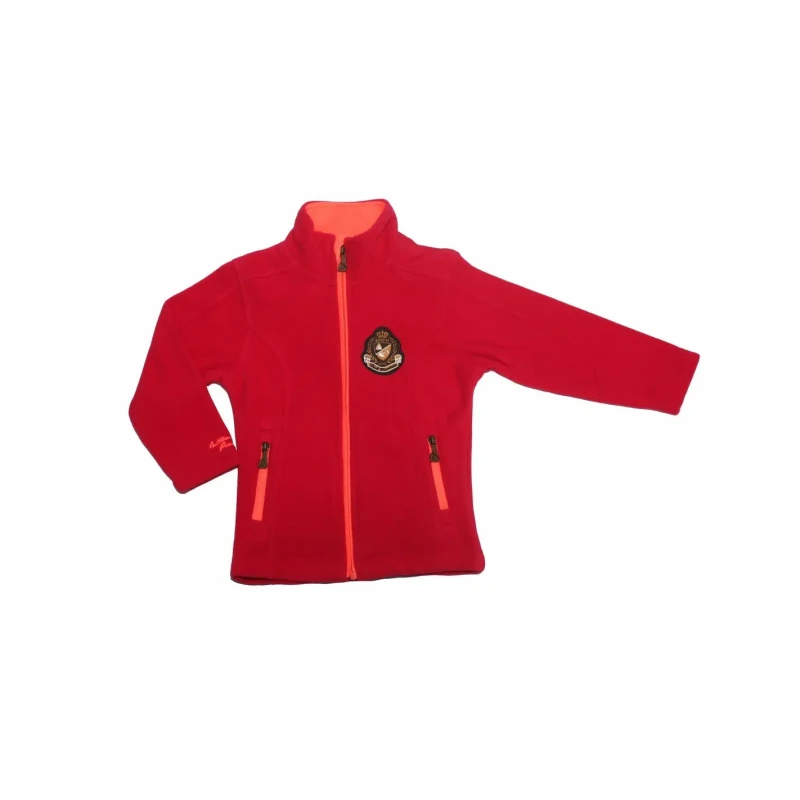 Image of Girl's fleece jacket Peak Mountain Fasak Rose Female 3 ans