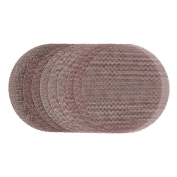 Image of Draper Mesh Sanding Discs, 150mm, Assorted Grit - 80G, 120G, 180G, 240G (Pack of 10)