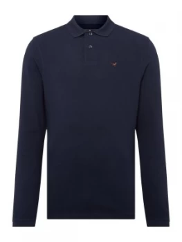 Image of Mens Barbour 1894 Pheasant Logo Polo Shirt Blue