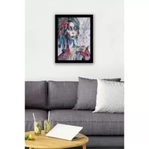 Image of SC0214 Multicolor Decorative Framed MDF Painting