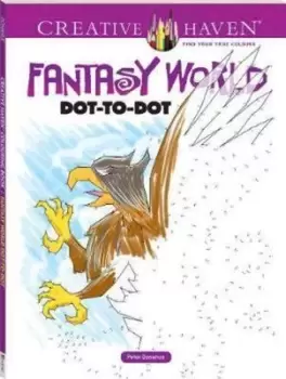 Image of Creative Haven Fantasy World Dot-to-Dot by