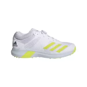 Image of adidas Adipower Vector Mid Bowling Cricket Shoes - White