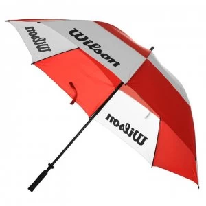 Image of Wilson Dual Canopy Golf Umbrella - Red